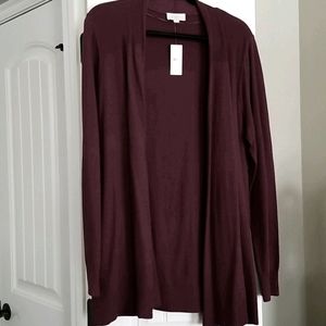 Loft open front cardigan